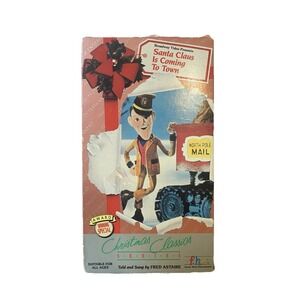 Santa Claus is Coming to Town Christmas Classics Series VHS Tape‎ VCR (1989)